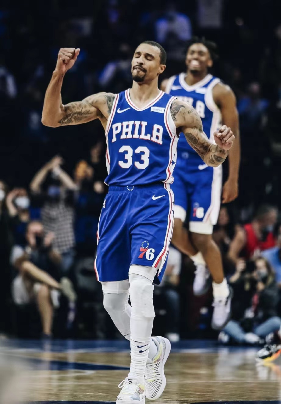 包含黄蜂绝地反击热火B队，乔治·希尔打破历史纪录的词条